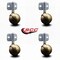 Service Caster 2.5 Inch Windsor Antique Metal Ball Caster - Side Mount Bracket - SCC, 4PK SCC-GR01S25-DCS-WA-71678-4-CB180-4 - alternate 5